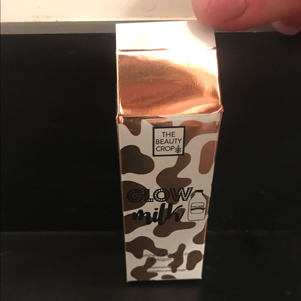 Glow milk highlighter by the beauty crop